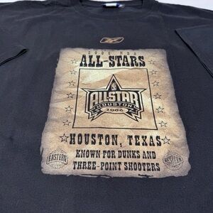 Vintage 2006 NBA All-Star Game Houston Kobe Lebron Iverson Shaq Wade Rare Sz XXL